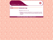 Tablet Screenshot of blakeclan.org